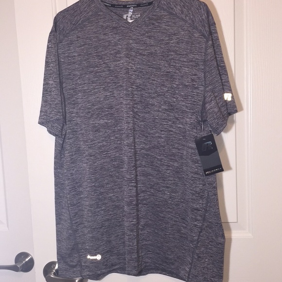 men's russell training fit shirts